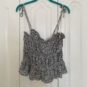 Express Ruffled scrunch top